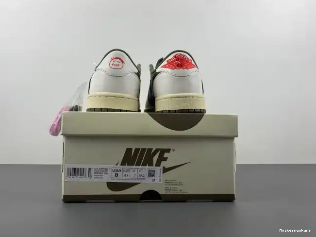 MaikeSneakers SCOTT JORDAN AIR X DM7866-200 TRAVIS 1 MEDIUM LOW OG OLIVE 0402
